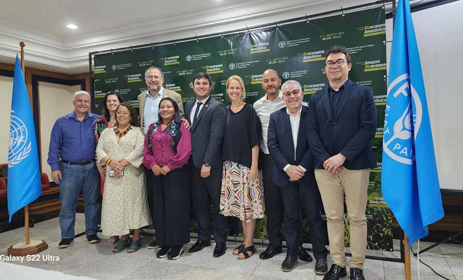 Em Belém, Comitiva do Acre busca cooperação técnica com a ONU para fortalecer produção familiar de baixo carbono