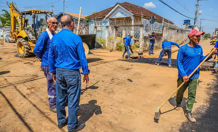 Obras de revitalização do Recupera Rio Branco no bairro da Base já estão sendo concluídas