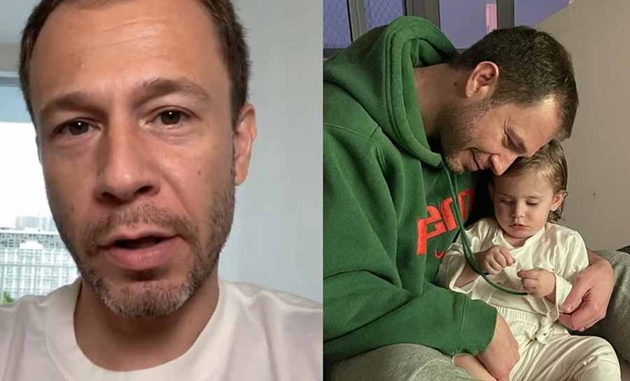Tiago Leifert fala do tratamento de câncer da filha: ‘Frio na barriga’