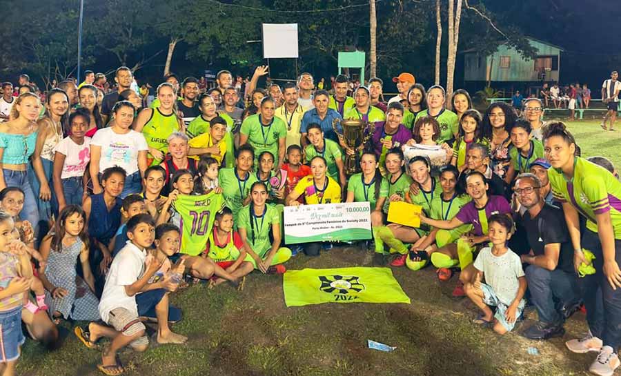 Com emenda de Gonzaga, Porto Walter realiza final do maior campeonato de futebol feminino do Acre