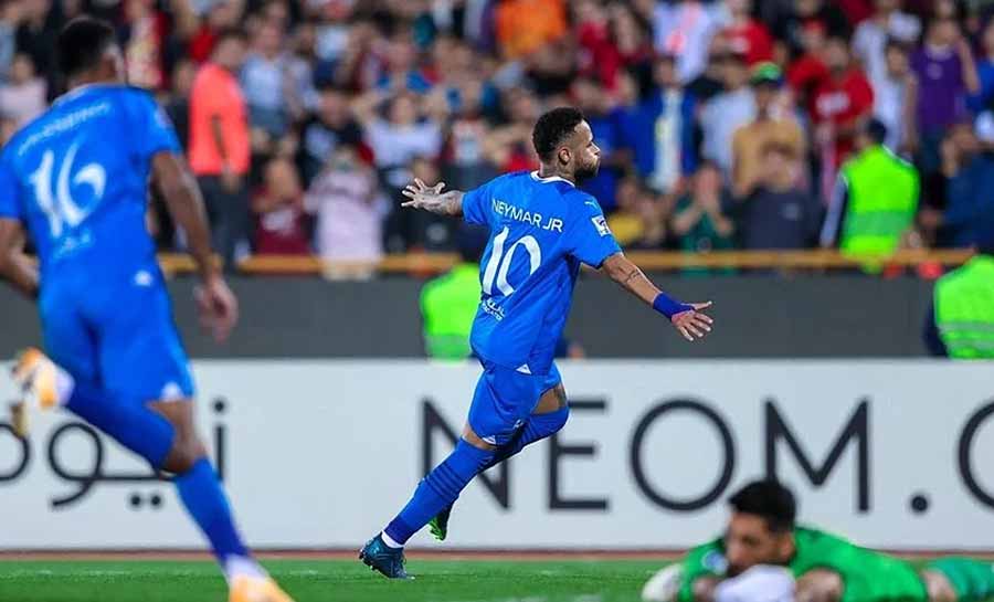 Neymar marca seu primeiro e Al-Hilal vence na Champions Asiática