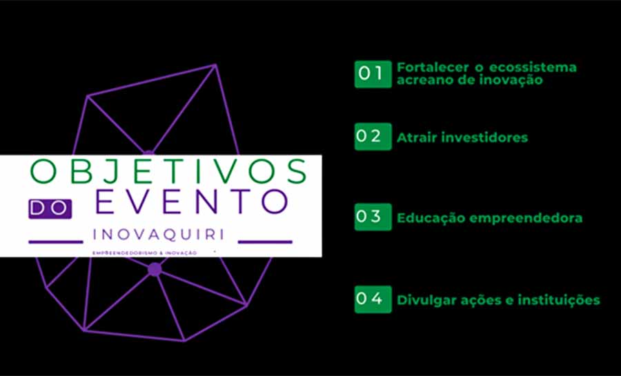 Acre recebe ‘Inova Aquiri’, evento de empreendedorismo e inovação