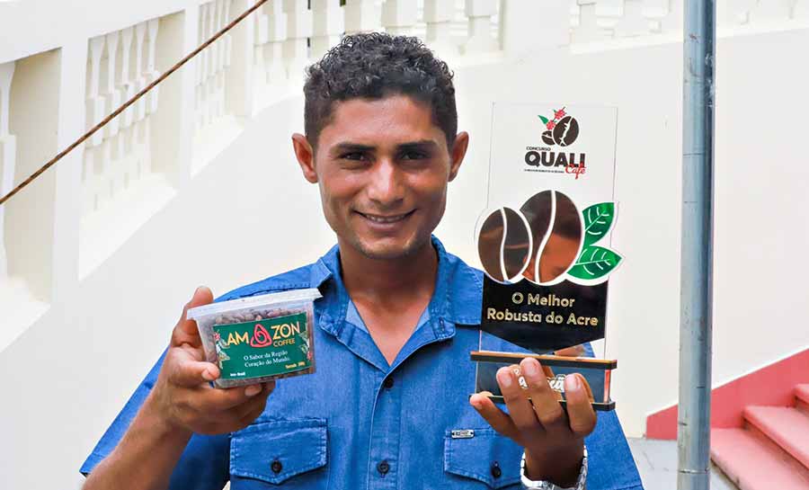 Estado premia o melhor café robusta do Acre no 1° Concurso de Qualidade do Café