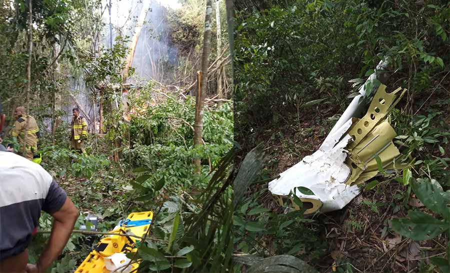 Queda de avião mata 12 pessoas em Rio Branco, no Acre