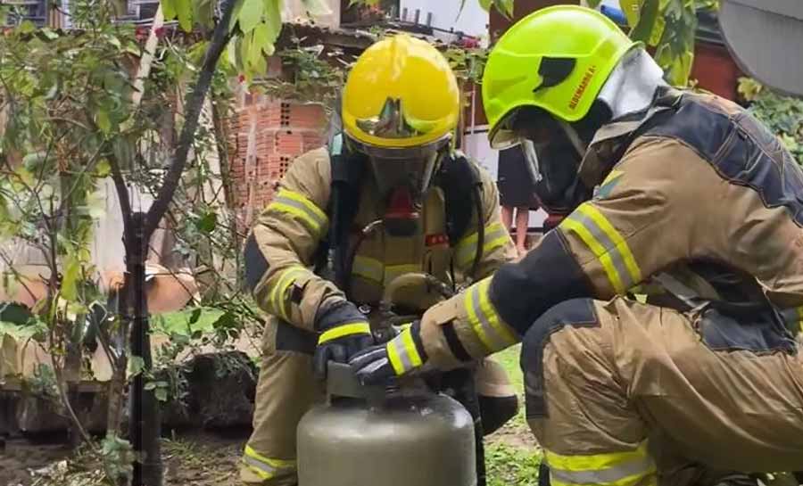 Vazamento de gás em restaurante de Rio Branco causa princípio de incêndio