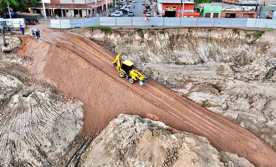 Obra estruturante da Orla do Quinze beneficia região do Segundo Distrito de Rio Branco