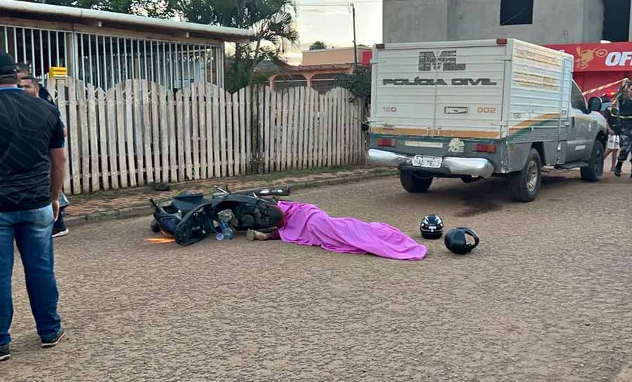 Homem é morto com tiro na região da cabeça em rua no interior do AC