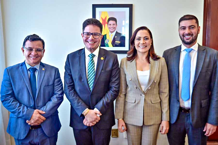 Em almoço com governador, Luiz Gonzaga e Nicolau Júnior ratificam harmonia com o executivo