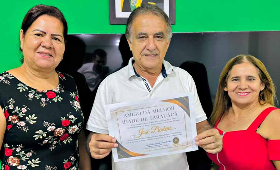 Bestene recebe título de “Amigo da Melhor Idade de Tarauacá”