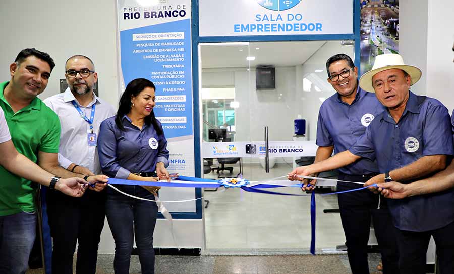 Sala do Empreendedor de Rio Branco é inaugurada com apoio do Sebrae