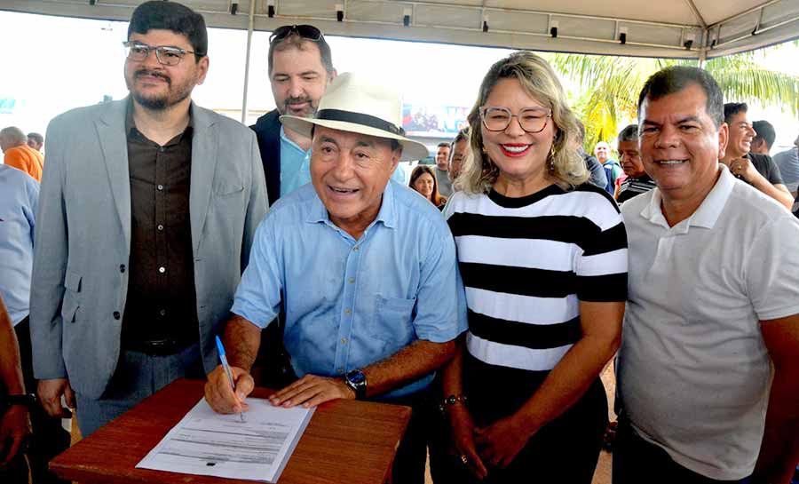 Prefeitura assina ordem de serviço para a construção da Unidade de Saúde da Vila Betel