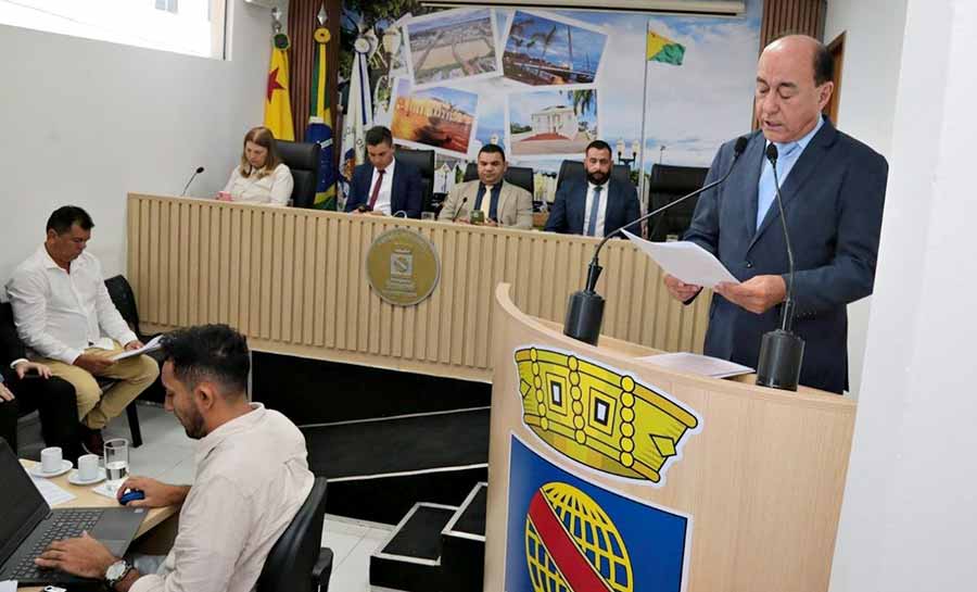 Prefeito destaca investimentos realizados na capital durante abertura dos trabalhos do legislativo