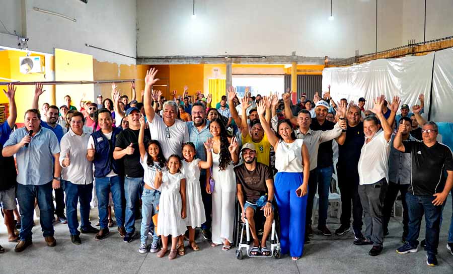 Ao lado de Rueda e Duarte, Alan Rick prestigia lançamento da pré-candidatura de Zé Filho à prefeitura de Tarauacá