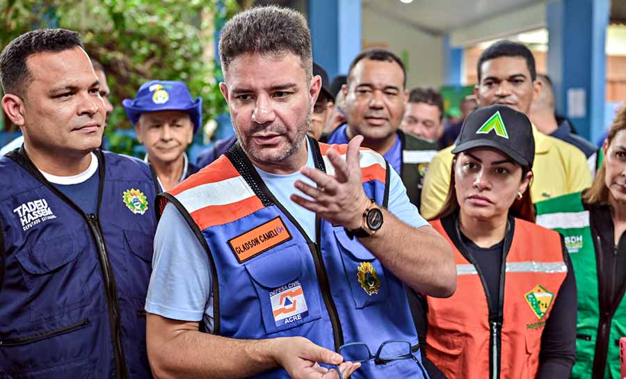 Governador Gladson Cameli mobiliza estrutura do governo para enfrentar enchentes nos municípios do Acre e busca apoio federal