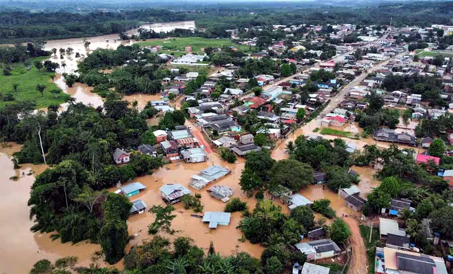 Enchente no Acre: Governo decreta emergência em 17 cidades por causa de enchentes de rios e igarapés