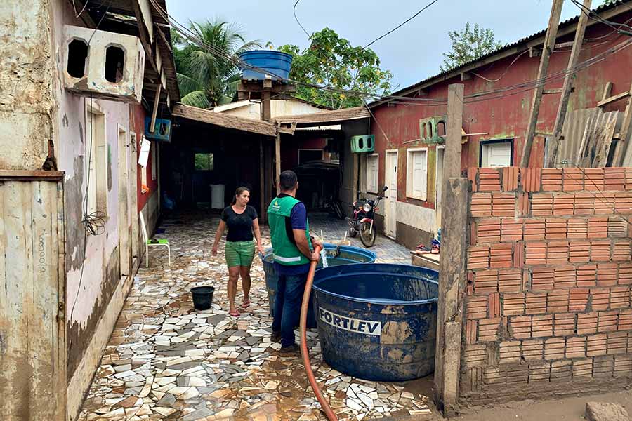 Saneacre garante água potável e apoio em limpeza de cidades atingidas pelas enchentes