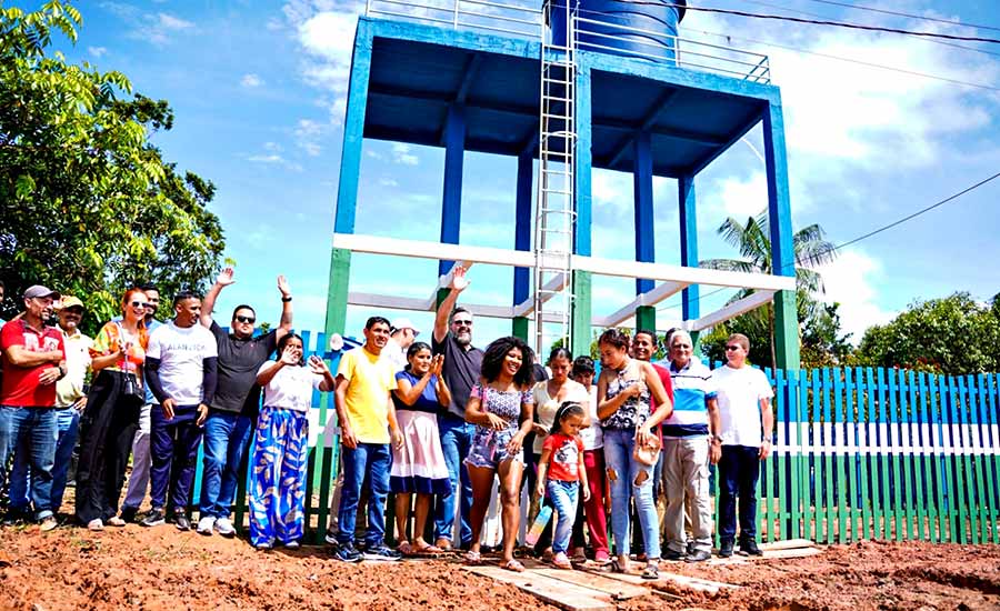 Alan Rick garante abastecimento de água em comunidades rurais de Porto Walter