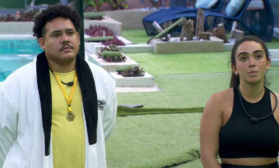 Lucas Henrique e Giovanna recebem Castigo do Monstro e saem do VIP do BBB 24