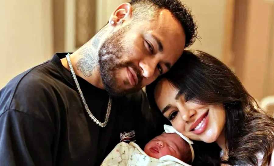 Filha de Neymar passa por cirurgia reparatória aos 5 meses de vida