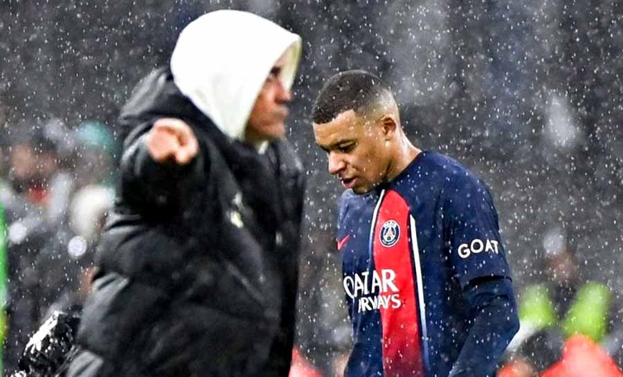 Mbappé é detonado na França após derrota do PSG na Champions League