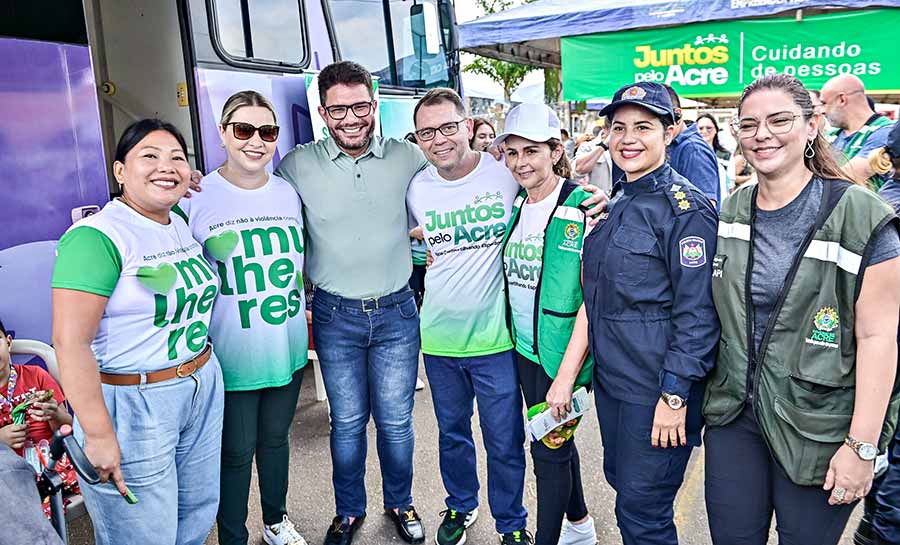 Em mais uma edição do programa Juntos pelo Acre, governo do Estado leva saúde, cidadania e bem-estar social para 10 mil moradores da Cidade do Povo