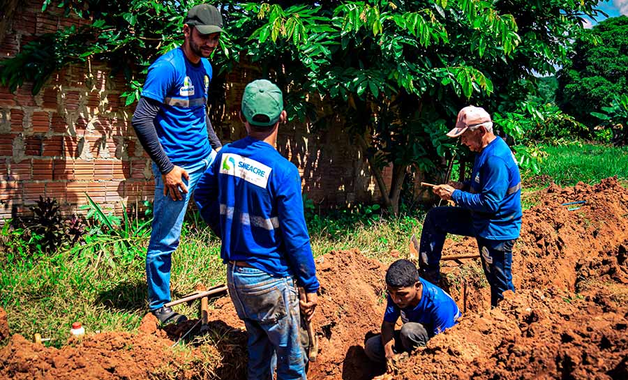 Saneacre amplia rede de abastecimento de água do Bujari contemplando mais de 140 famílias