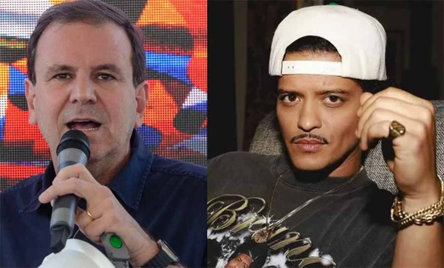 Prefeito do RJ confronta Bruno Mars e diz não autorizar show; entenda