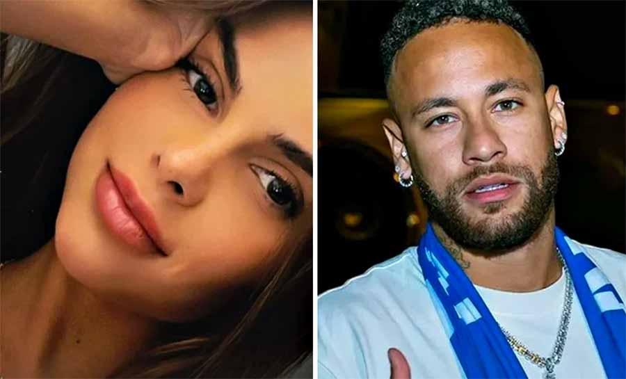 Modelo grávida de Neymar chama amigo do jogador para ser padrinho
