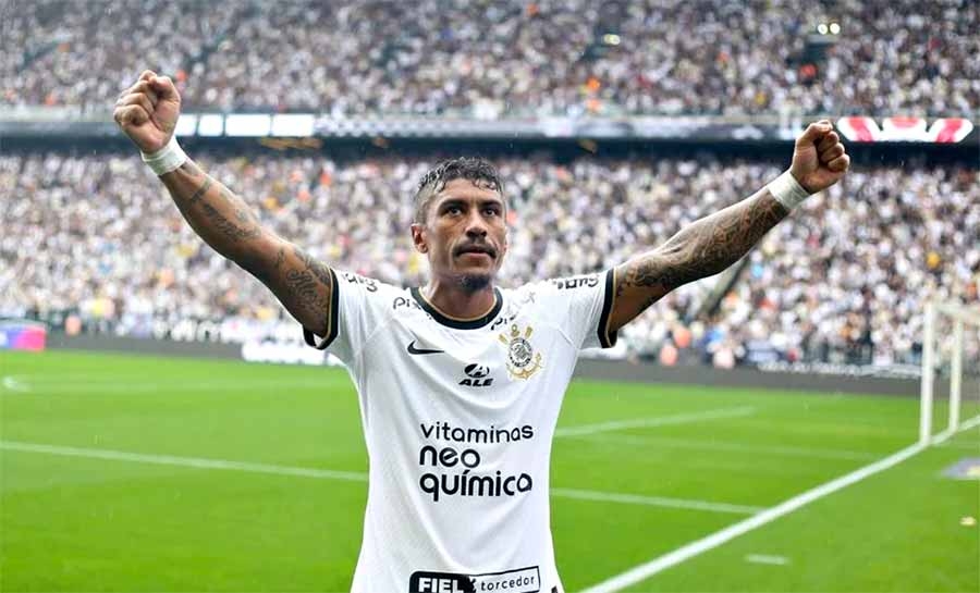 Corinthians: Paulinho fará último jogo pelo clube nesta terça-feira