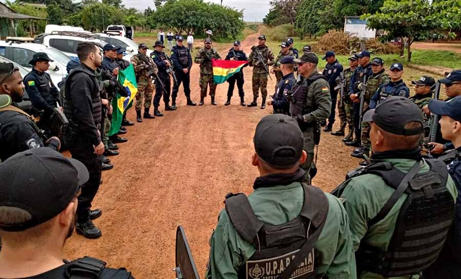 PM do Acre deflagra operação com a Polícia Federal e a Polícia Nacional Boliviana para coibir crimes na fronteira