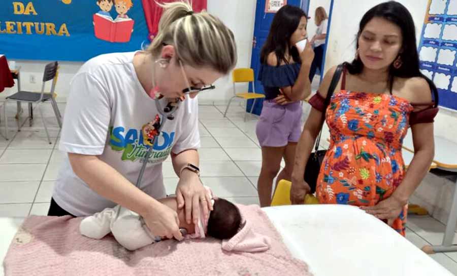 Saúde Itinerante Especializado leva ações para população indígena em Feijó