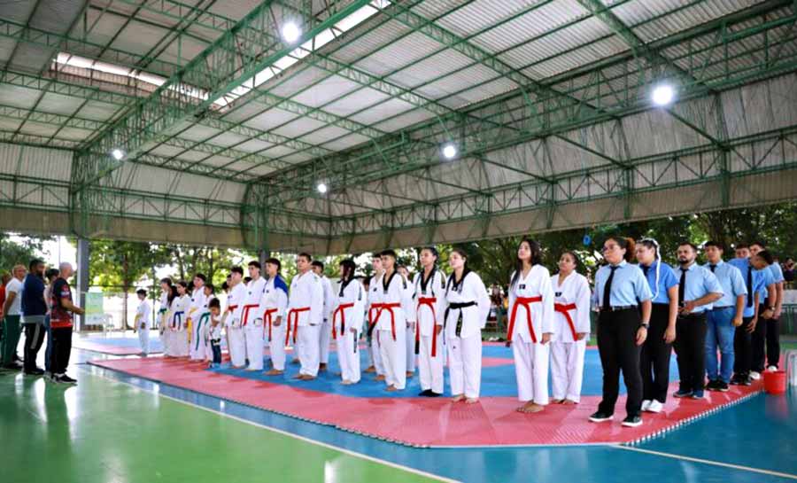 Educação realiza fase municipal do taekwondo dos jogos estudantis