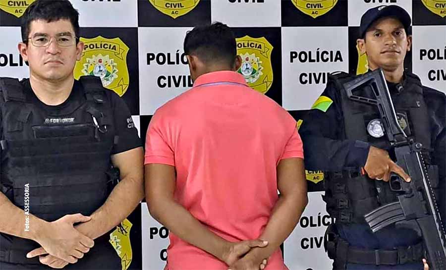 Suspeito de abusar, engravidar e obrigar menina de 13 anos a abortar é preso no interior do Acre