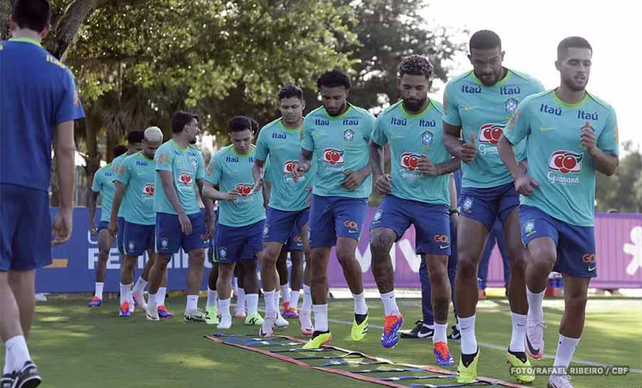 Seleção brasileira treina e envia lista de inscritos na Copa América à Conmebol; veja os 26 jogadores