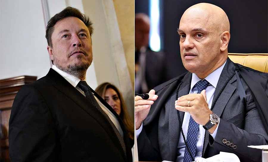 Na mira do STF, Musk alfineta Moraes: “A lei está violando a lei”