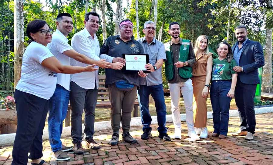 Parque Chico Mendes, em Rio Branco, recebe selo de sustentabilidade de fundação holandesa de turismo