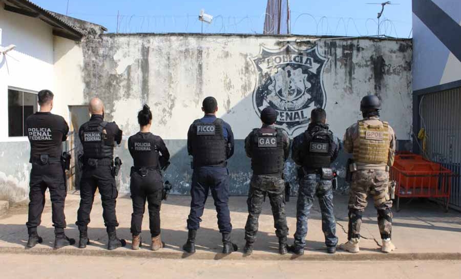 Polícia Penal deflagra 5ª fase da Operação Mute no Complexo Penitenciário de Rio Branco