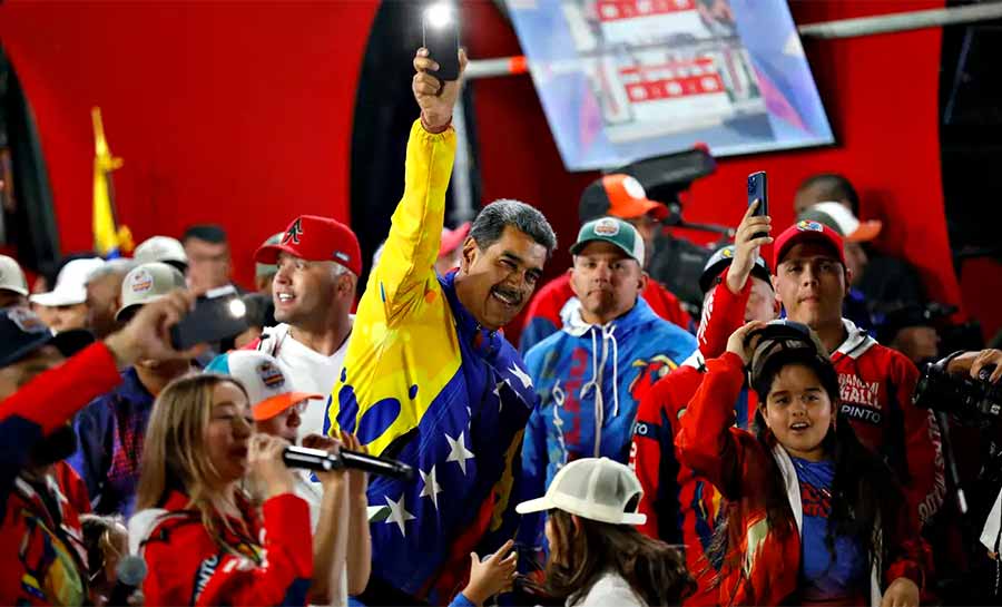 Nicolás Maduro é oficialmente reeleito presidete da Venezuela: “Deus colocou sua mão”