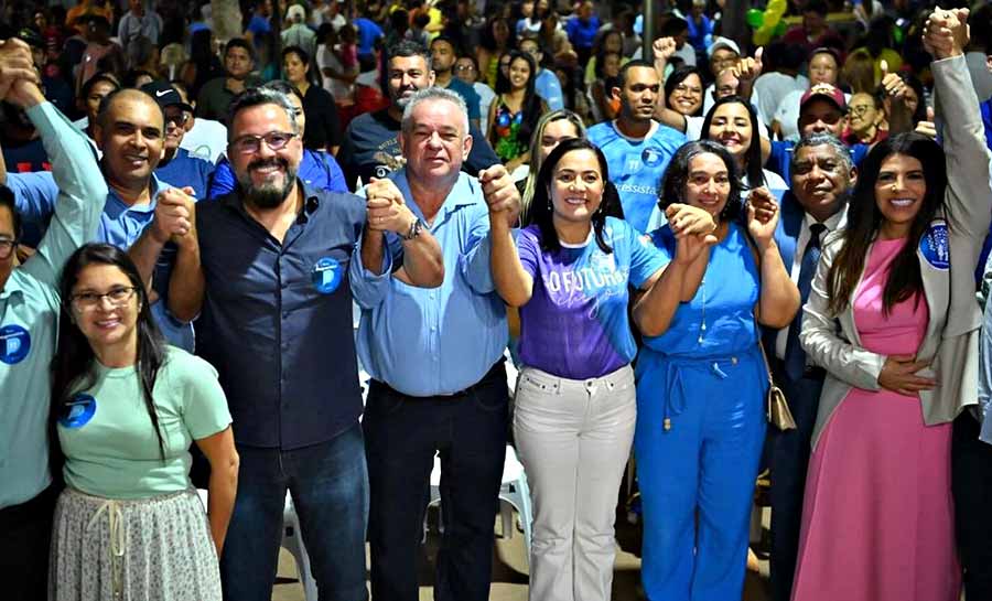 Progressistas celebra e oficializa Camilo Silva como candidato à reeleição em Plácido de Castro em noite de festa