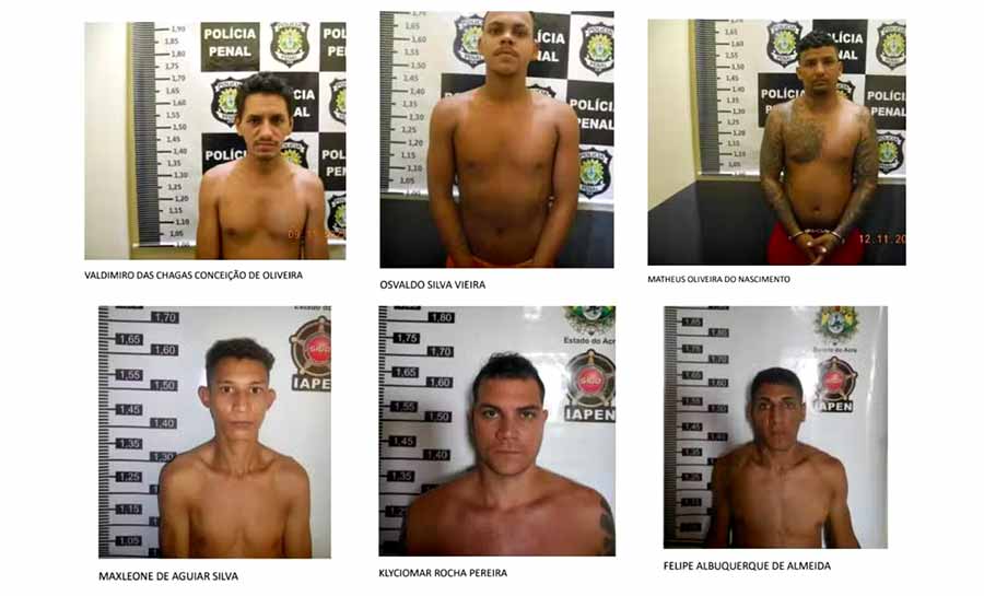 Seis detentos quebram parede e fogem de presídio em Rio Branco
