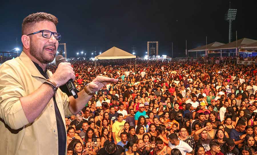 Governador Gladson Cameli prestigia abertura do Festival da Farinha em Cruzeiro do Sul