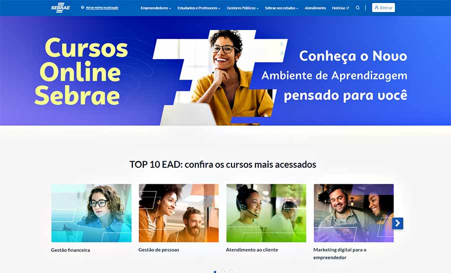 Mais de um milhão de empreendedores buscaram capacitação no Sebrae