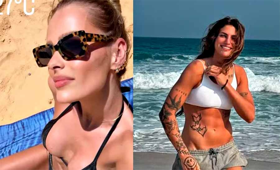 Yasmin Brunet viaja ao mesmo lugar que modelo apontada como affair e fãs especulam romance