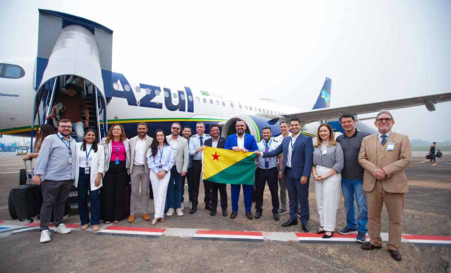 Alan Rick celebra retorno da Azul ao Acre e lembra trajetória de luta por mais voos para o estado