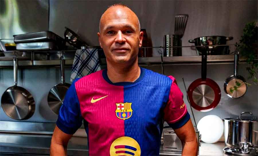 Iniesta anuncia nova carreira após adeus aos gramados