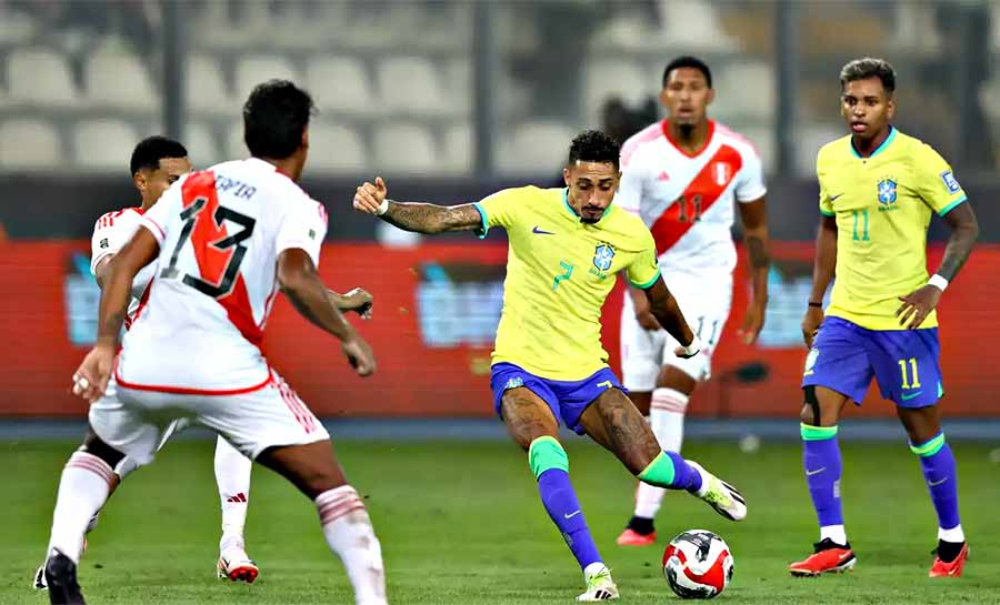 Brasil enfrenta seleção peruana em Brasília pelas Eliminatórias