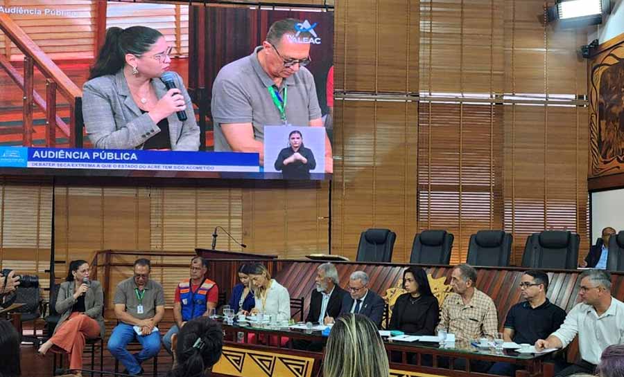 Governo do Acre apresenta ações de enfrentamento à seca extrema em audiência na Aleac para criação de Comissão de Meio Ambiente