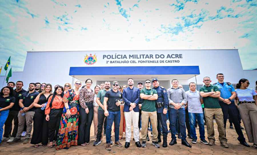 Governo do Acre inaugura 2º Batalhão da Polícia Militar, reforçando a segurança pública no 2º Distrito de Rio Branco