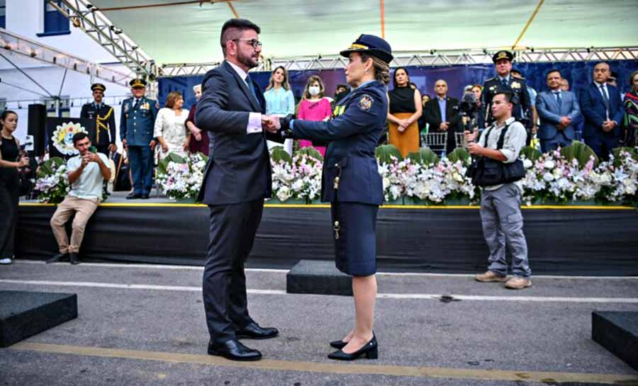 Governador Gladson Cameli empossa primeira mulher no Comando-Geral da PM e coronel promete fortalecer policiamento comunitário e humanizado