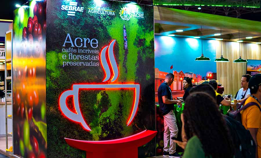 Café produzido no Acre é exposto durante Semana Internacional em Minas Gerais